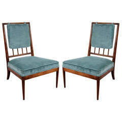 Pair of Mid Century Chairs in the Style of Robsjohn-Gibbings