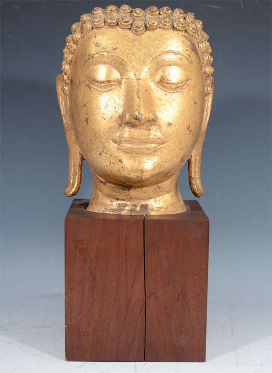 Antique Thai Fragmentary Buddha Head