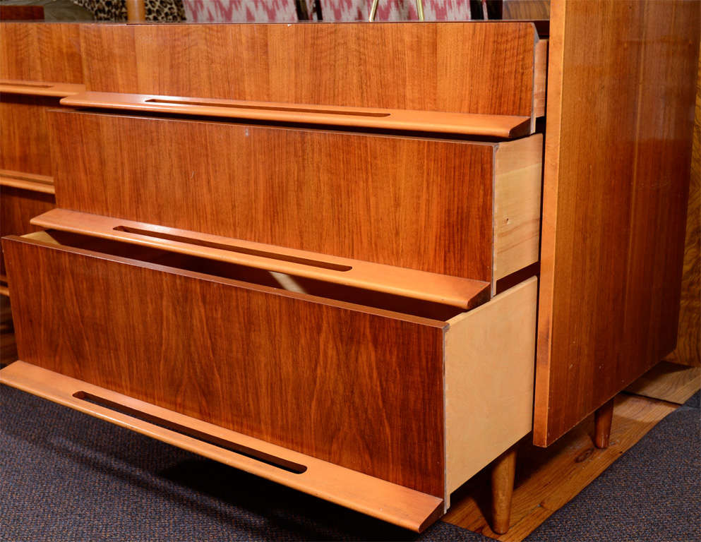 20th Century Mid Century Six Drawer Dresser by Edmond Spence