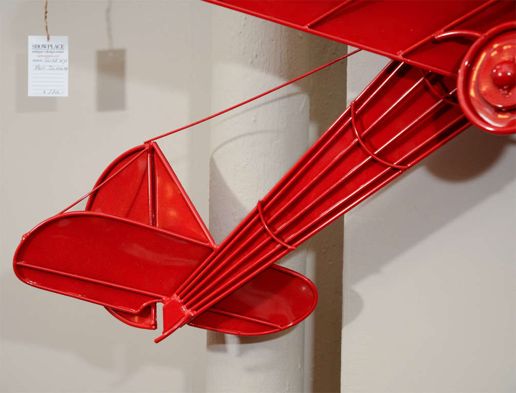 20th Century Mid Century Plane Three Dimensional Wall Sculpture