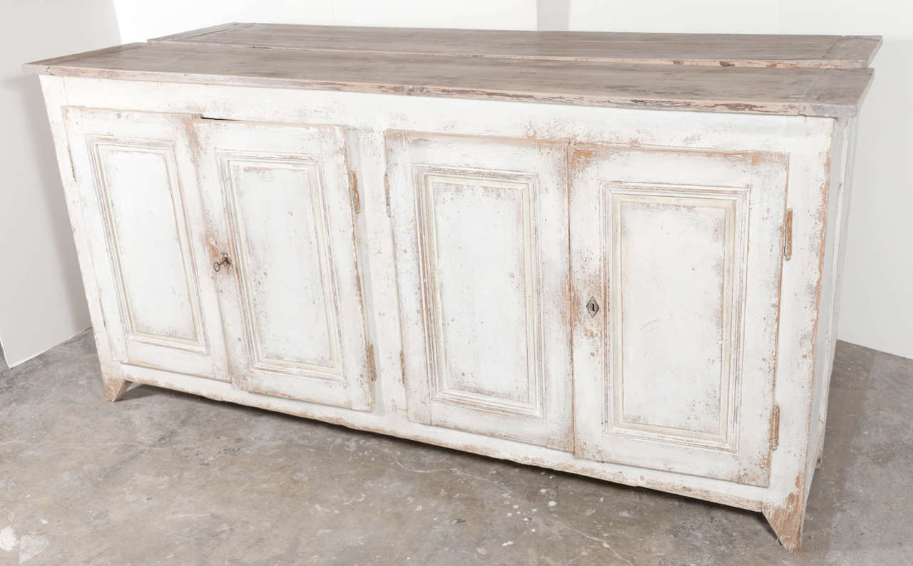 French 19th Century Buffet with Refreshed Paint