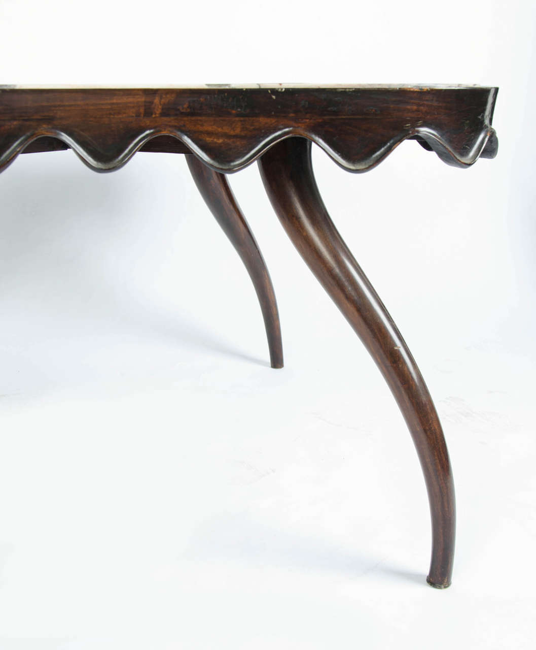 Occasional Table in Mahogany and Marble 1