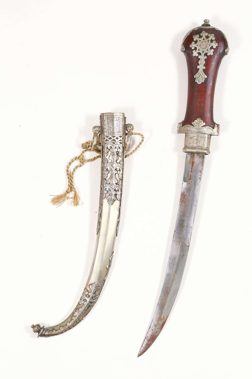 20th Century Set of Three Fine Moroccan Tribal Daggers