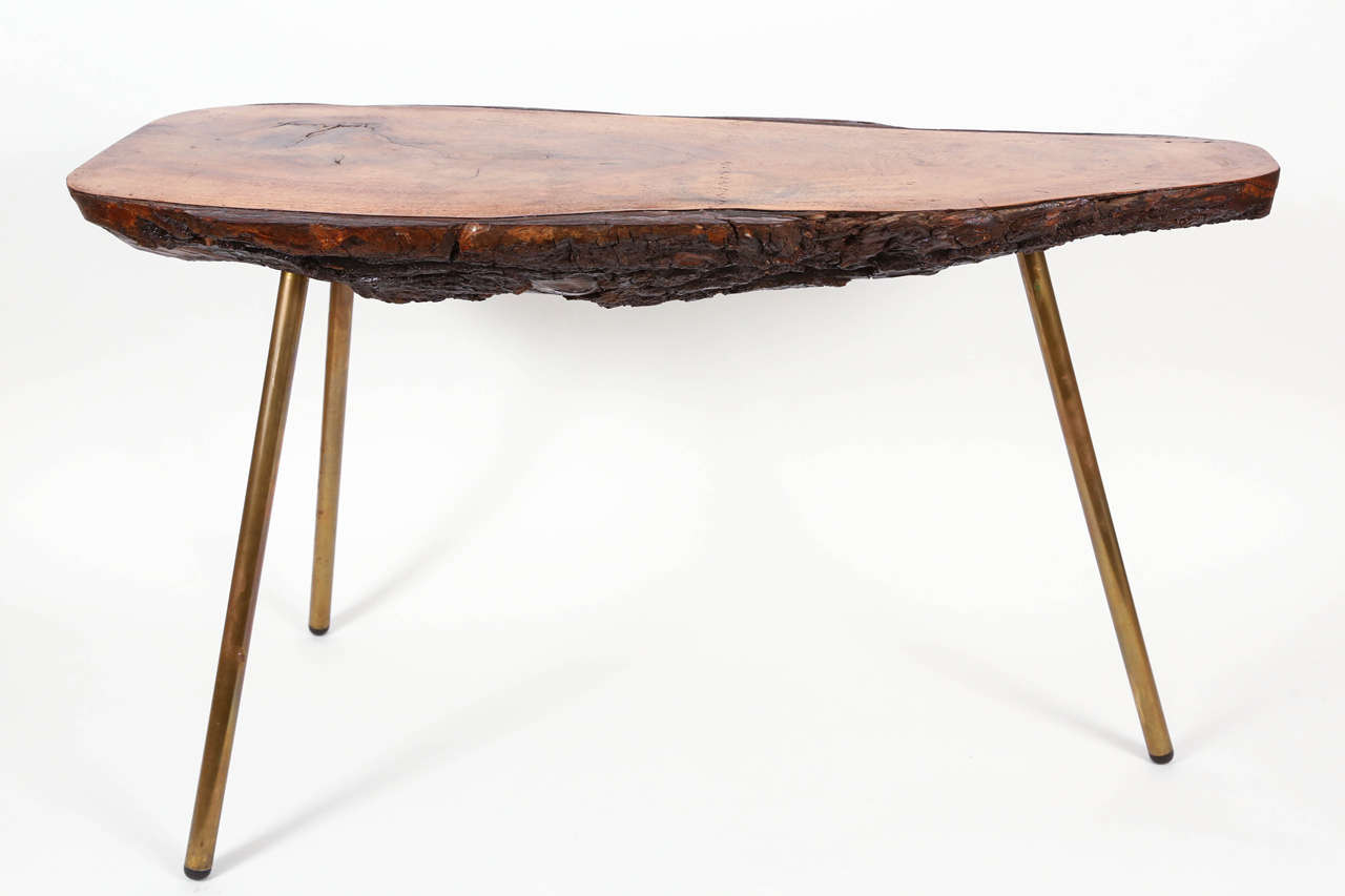 One of Two Early, Custom-Made Tables by Carl Auböck