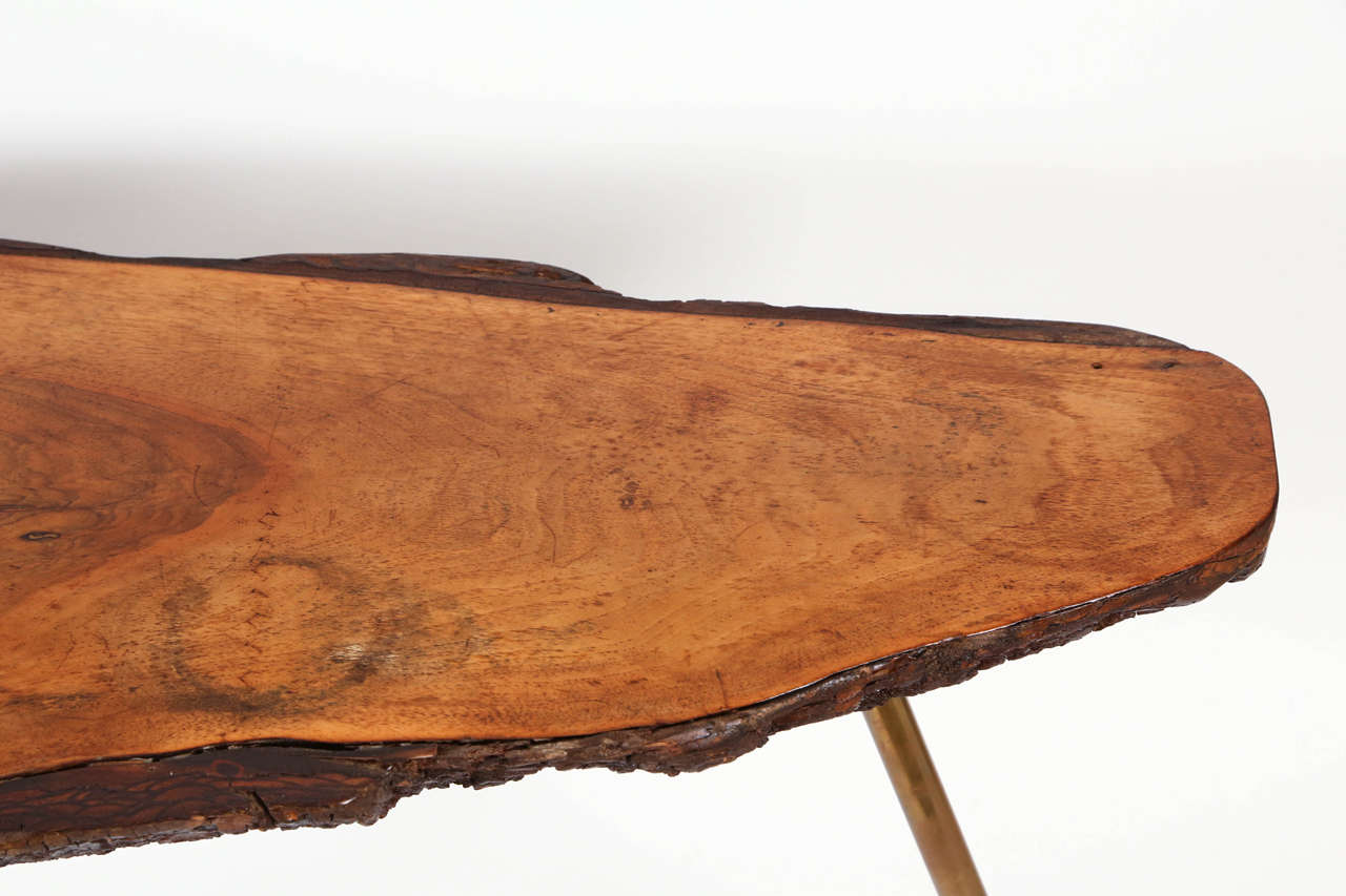 One of Two Early, Custom-Made Tables by Carl Auböck For Sale 1