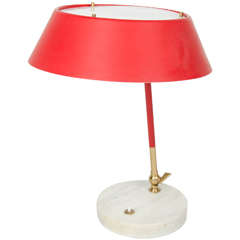 Red Stilux Table Lamp