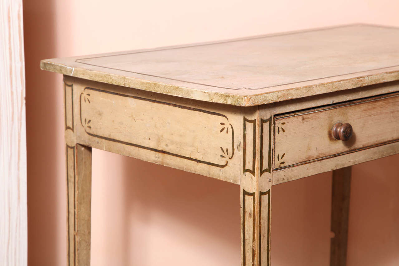 An English Regency Painted Writing Desk, Early 20th Century 4
