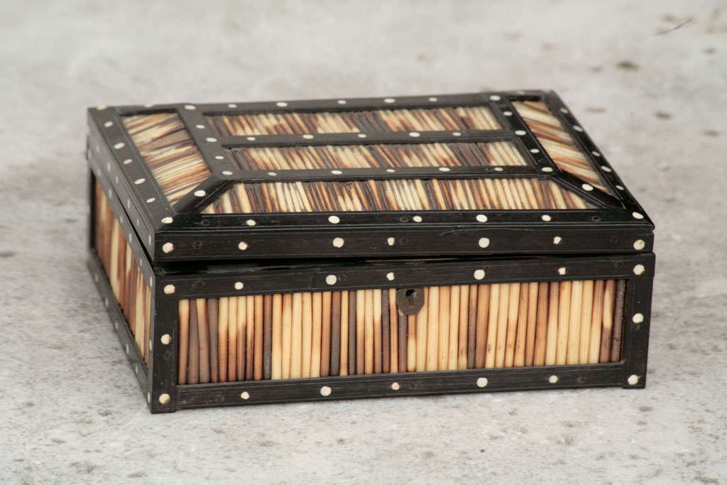Anglo-Indian Porcupine Quill box 6