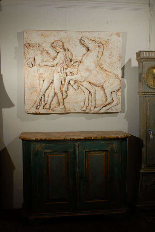 A plaster wall decoration from Harold Studios.