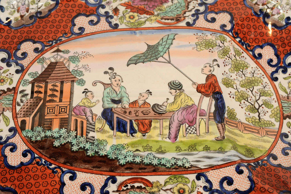 A Large "Medicine Man" Pattern Platter