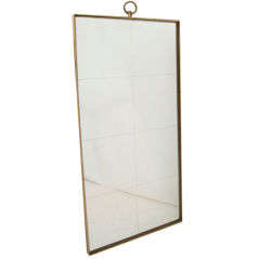Brass Framed Mirror by Fontana Arte