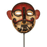 Dayak Carved & Painted Wood Mask from Borneo