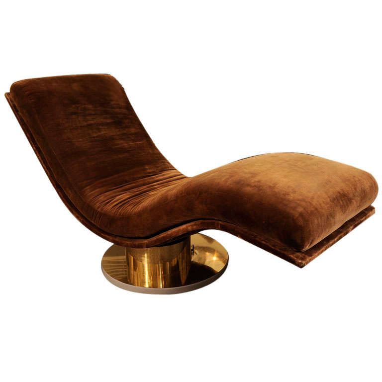 Wave Chaise Attributed to Milo Baughman