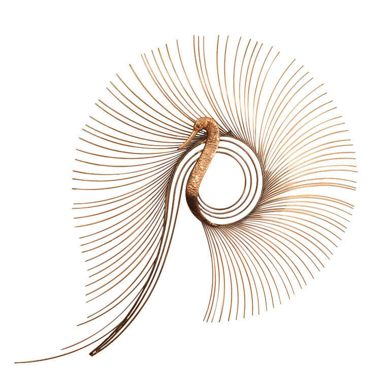 Curtis Jere Peacock Sculpture at 1stDibs | c jere peacock