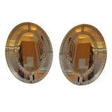 Pair of Oval Mirrors