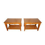 Pair of Oak Side Tables