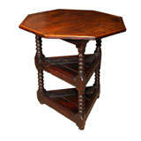 Exceedingly Rare 17th Century Octagonal Cricket Table