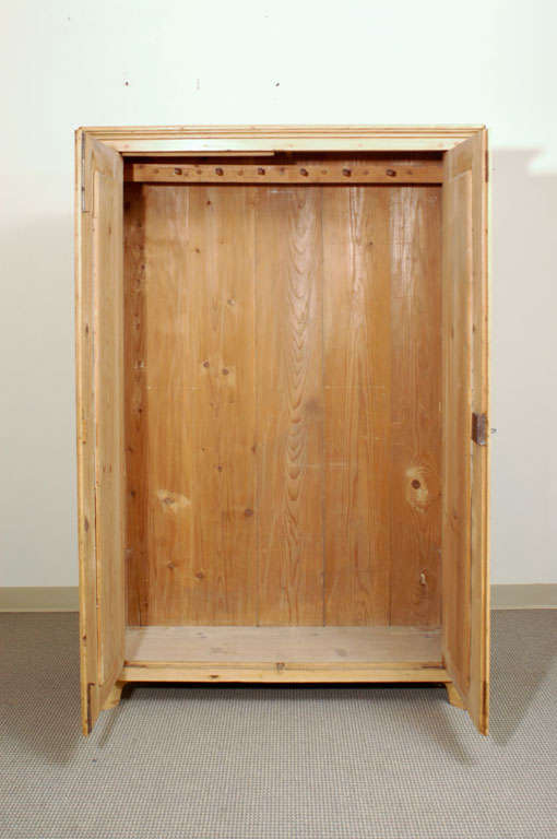 Polished Pine armoire