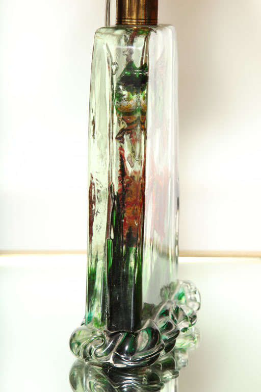 1950's Murano Glass Fish Lamp 1