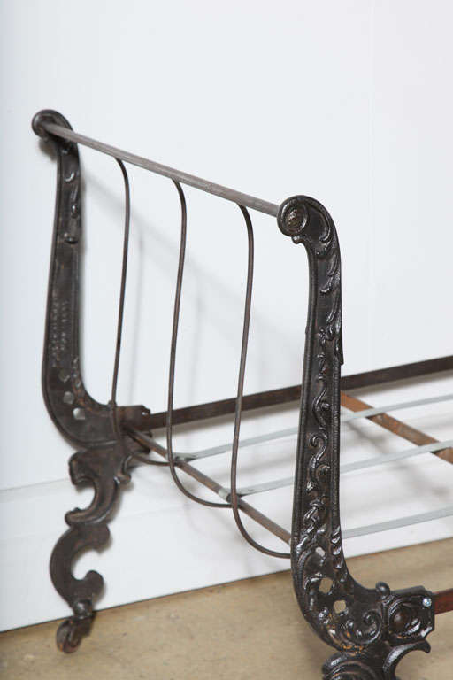 Cast Iron folding Day Bed 6