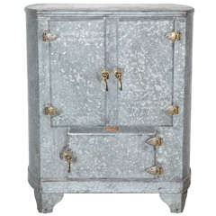 Antique Icebox by Crystal Refrigerator Co.