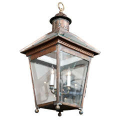 Period English Copper Street Lantern