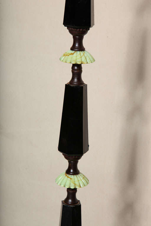 20th Century Akro Agate Floor Lamp