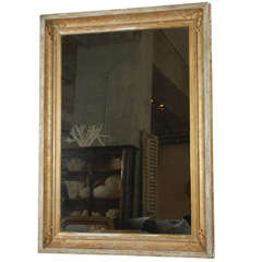 Antique Large French Gilt Mirror