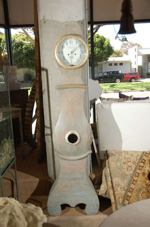 Swedish Clock with Original Paint