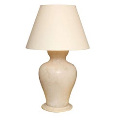 Vintage Large Alabaster Table Lamp