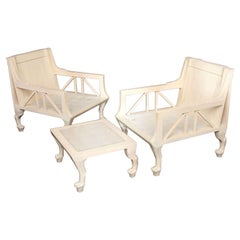 Pair of Thebes Chairs by John Hutton