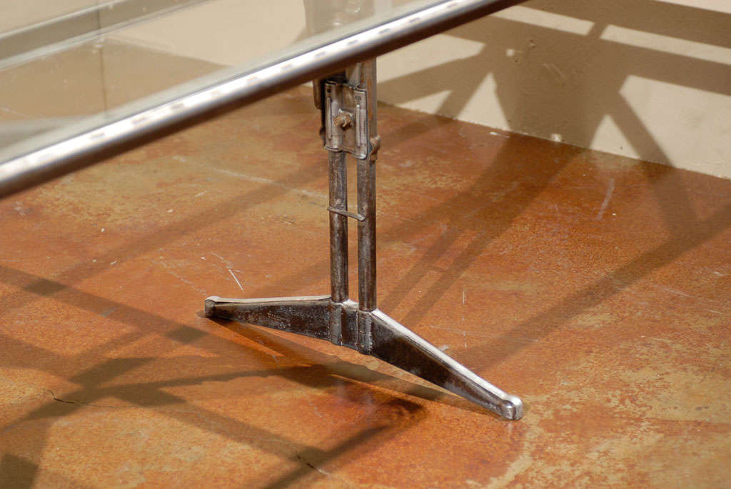 American Industrial Folding Table For Sale