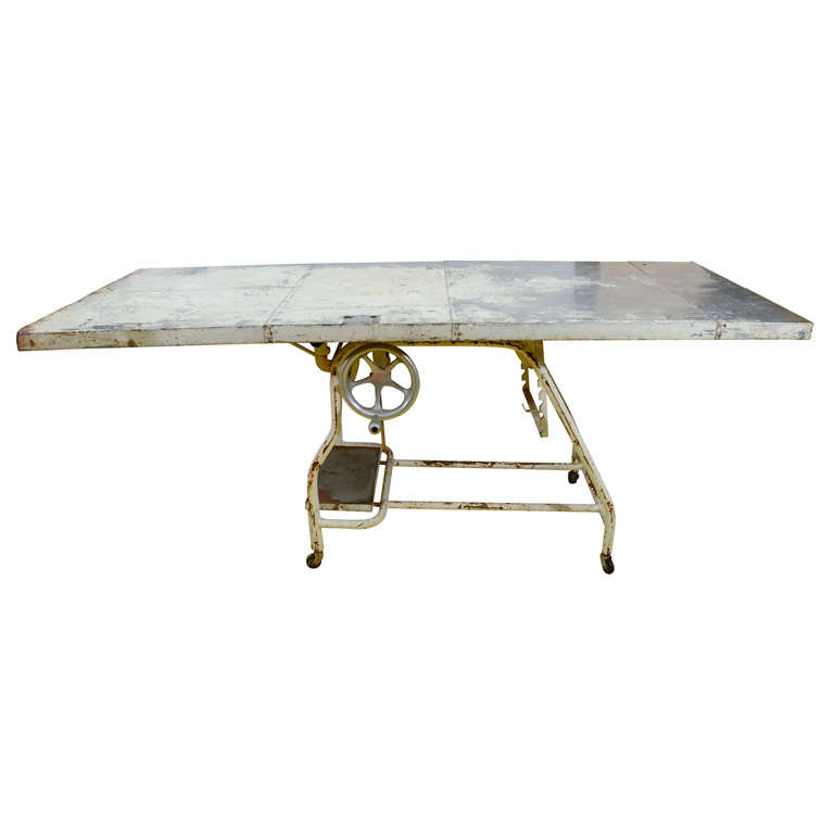 USA Adjustable Industrial Table For Sale
