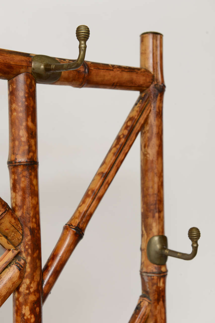 19th C. English Bamboo Hall Tree at 1stdibs