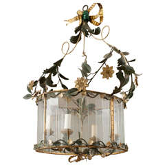 Italian Tole Chandelier