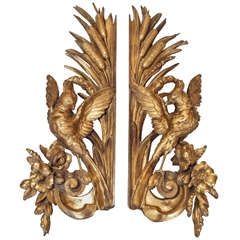 Carved Giltwood Italian Fragments