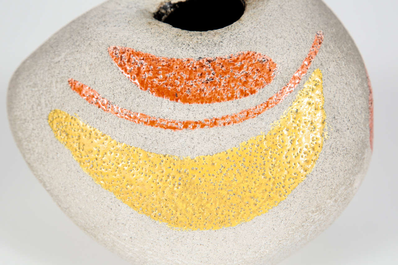 Robert Arneson Paddled Vase