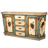 HAND  PAINTED  MEXICAN  CREDENZA