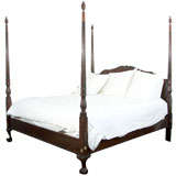 Four  Poster  King  Size  Mahogany  Bed