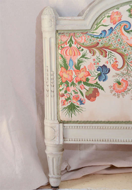 French Louis Xv1 Style Painted Day Bed 1
