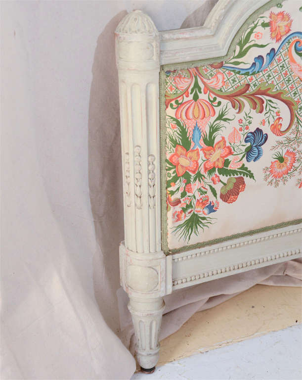 French Louis Xv1 Style Painted Day Bed 2