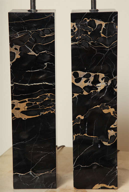 black marble lamps