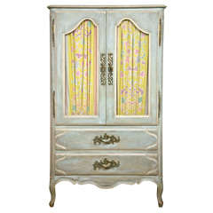 Vintage Shabby Chic Painted Armoire