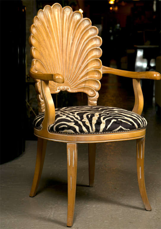 shell back dining chair