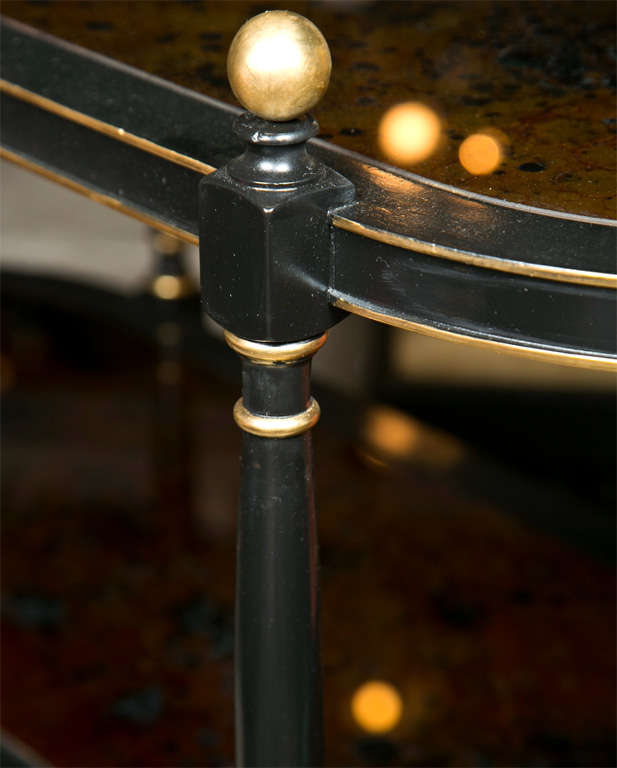 French Bar Cart or Desserte by Jansen In Good Condition In Manhasset, NY