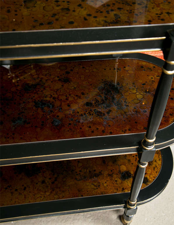 French Bar Cart or Desserte by Jansen 1