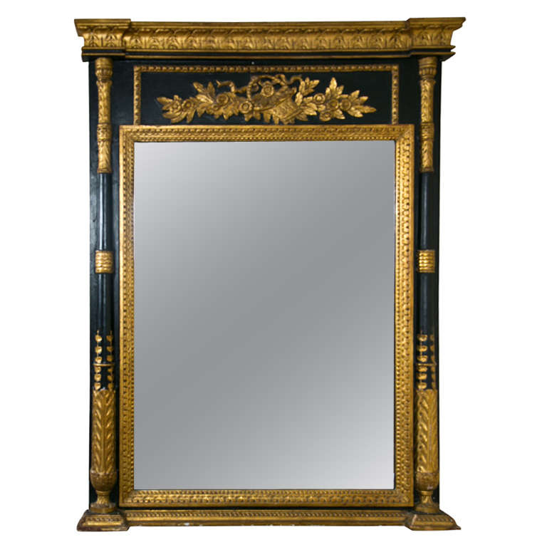 French Neoclassical Style Mirror at 1stdibs