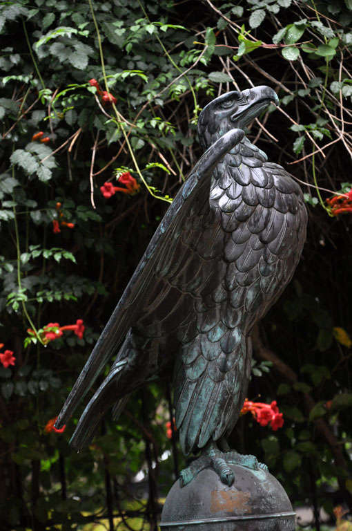 19th Century Lifesize Bronze Eagle Lectern 1