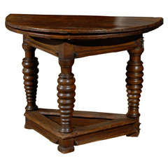 Antique Georgian Credence Table