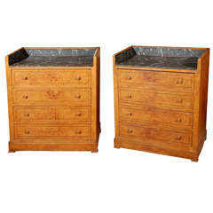 Pair of Swedish Faux Painted Chests of Drawers, circa 1890 6